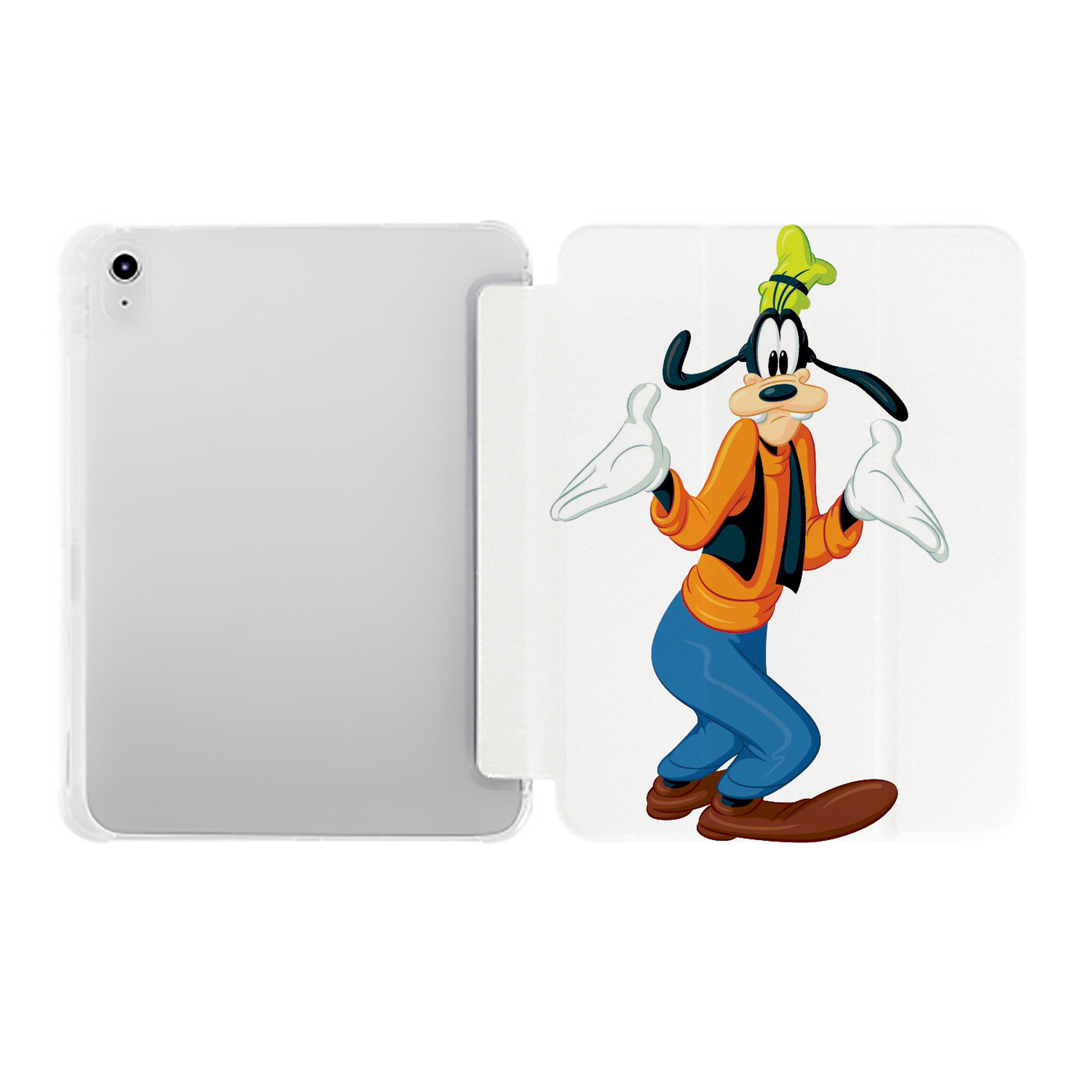 （画像用） ミッキーマウス Mickey Mouse IPad ケース ペン収納付き 三つ折りスタンド PUレザー×シリコン 対応機種9.5/10.5/10.9インチ